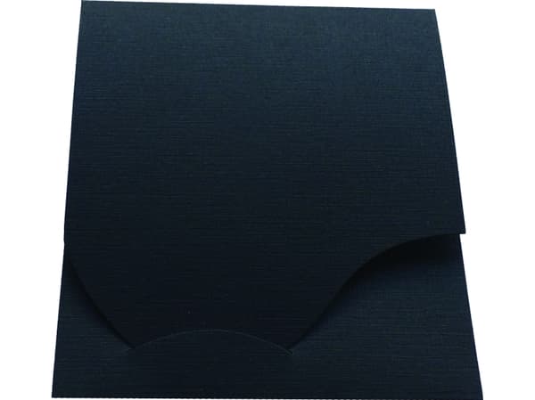 Daiber 16020, Envelope folder, Fotoark kartong, Sort, Portrett, 1 lommer, 100 stykker