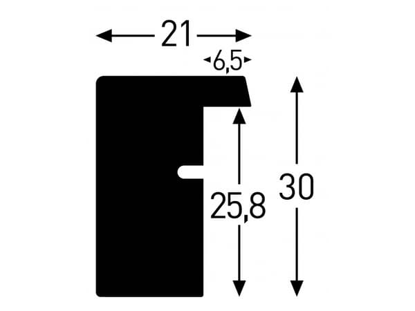 Nielsen Design 8988047 Billede skifteramme Papirformat: DIN A4 Hvid