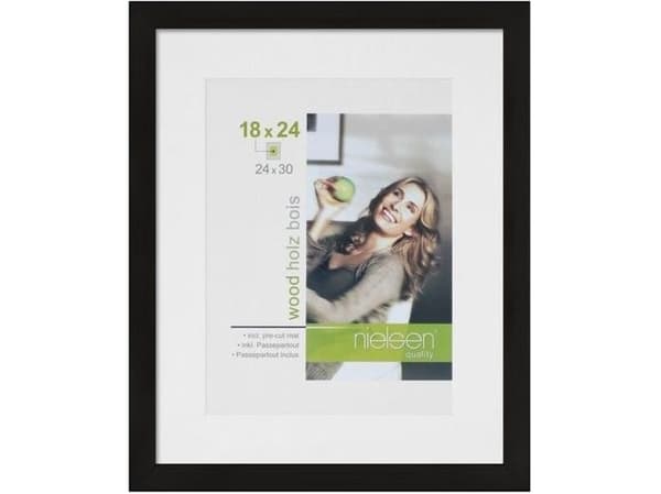 Nielsen Design 8988006 Bilderram Pappersstorlek: 24 x 30 cm Svart