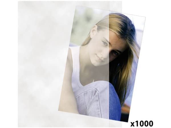 Daiber 43011, Sølv, Hvit, 40 g/m², 100 mm, 150 mm, 1000 stykker