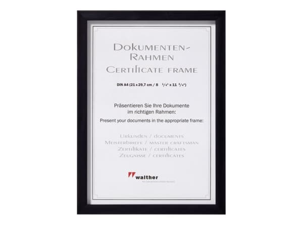 Walther Construction 21x29,7 Resin black DIN A4 JK130B
