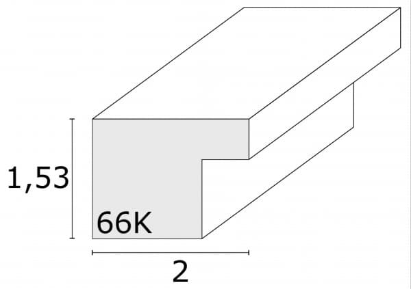 Fotoram Deknudt träram 2x10x15 (S66KA2)
