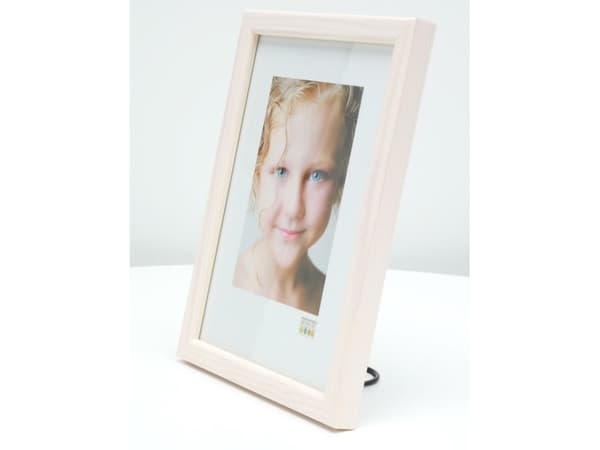 Deknudt S41JL1, Trä, Vit, Enkel bildram, Bord, 21 x 29,7 cm, Rektangulär