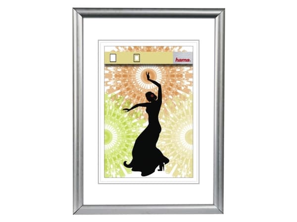 Hama Madrid, Enbildsram, Plast, Silver, 15 x 20 cm, Rektangulär, Reflekterande