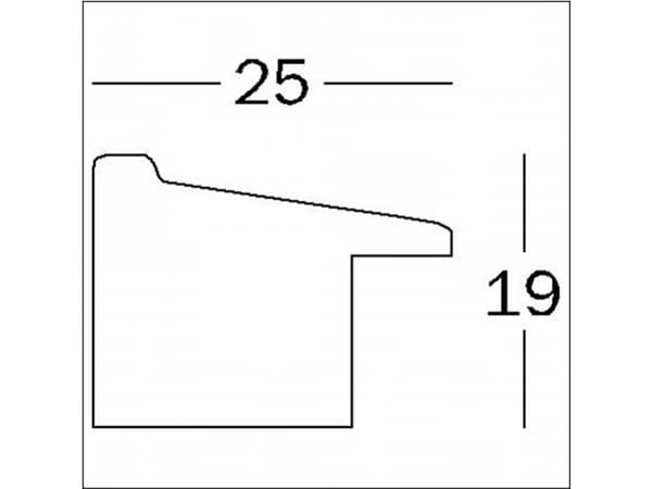 Walther Bohemian ramme 20x30 grå (EN030D)