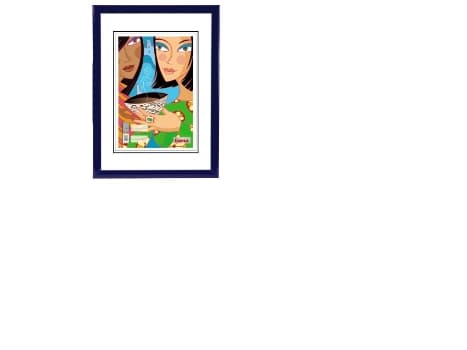 Hama Madrid sininen 30x40 muovikehys 66483