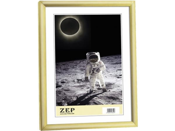 ZEP KG3, Guld, Enkel bildram, Bord, 15 x 20 cm, Rektangulär, Landskap/porträtt
