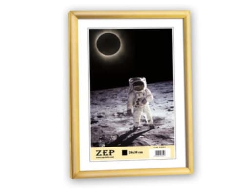 ZEP KG3, Guld, Enkel bildram, Bord, 15 x 20 cm, Rektangulär, Landskap/porträtt