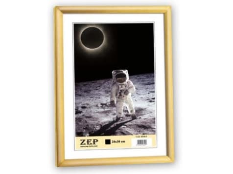 ZEP KG3, Guld, Enkel bildram, Bord, 15 x 20 cm, Rektangulär, Landskap/porträtt