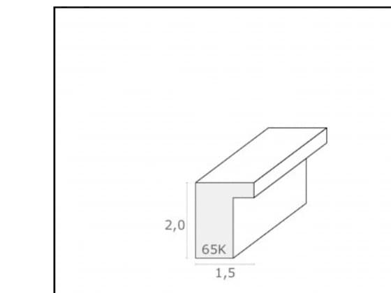 Deknudt S65KQ3 3x15x20, Puu, Ruskea, 15 x 20 cm, 635 mm, 295 mm