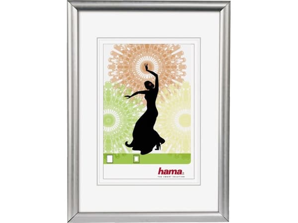 Hama Madrid, Lasi, Muovi, Hopea, Yksi kuvakehys, 20 x 30 cm, Heijastava, 300 mm
