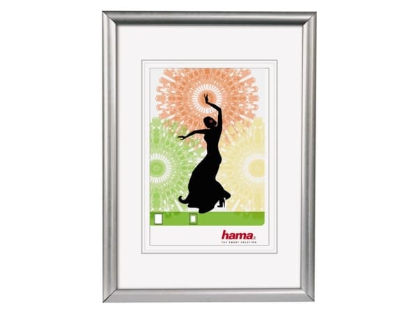 Hama Madrid, Lasi, Muovi, Hopea, Yksi kuvakehys, 20 x 30 cm, Heijastava, 300 mm