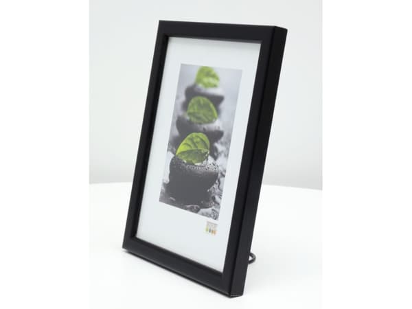Deknudt S41JL2, Enkel bilderamme, Tre, Sort, Bord, Vegg, 21 x 29,7 cm, Rektangulær