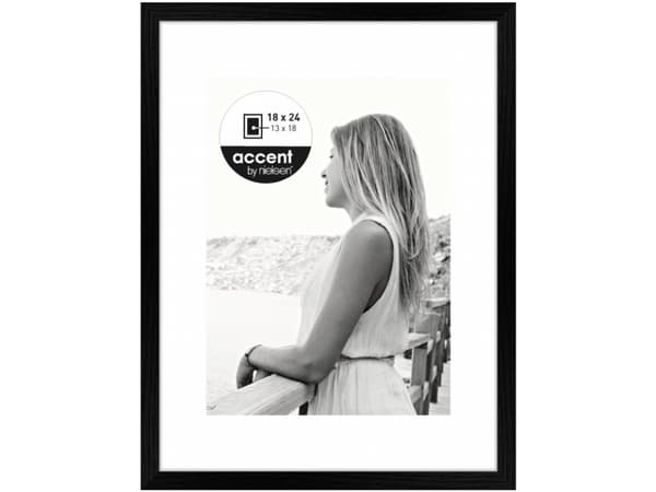 Nielsen Design 1134000 Billede skifteramme Papirformat: 18 x 24 cm Sort