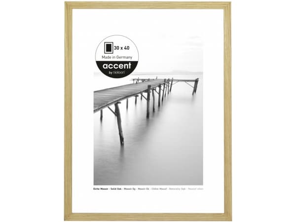 Nielsen Design 6730006 Kuvanvaihtokehys Paperikoko: 30 x 40 cm Tammi