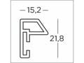 Pikkukuva 3 / 4: Walther Steel Style 30x40 hartsi hopea ES040S