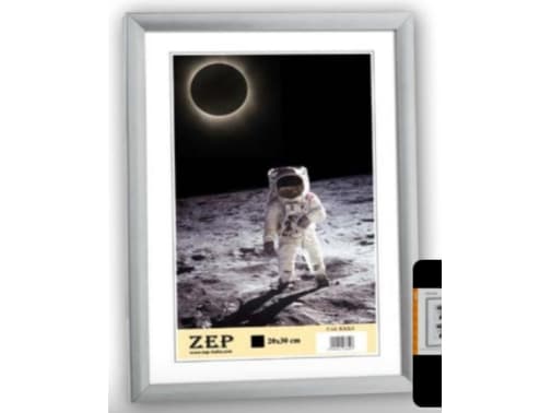 ZEP Basic, Enbildsram, Silver, 15 x 20 cm, Rektangulär