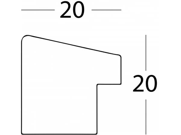 Walther EF220W, MDF, Hvit, Enkel bilderamme, Vegg, 13 x 13 cm, firkant