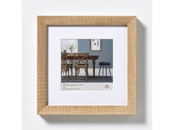 Walther EF440E, Enbildsram, MDF, Ek, Vägg, 28 x 28 cm, Torg