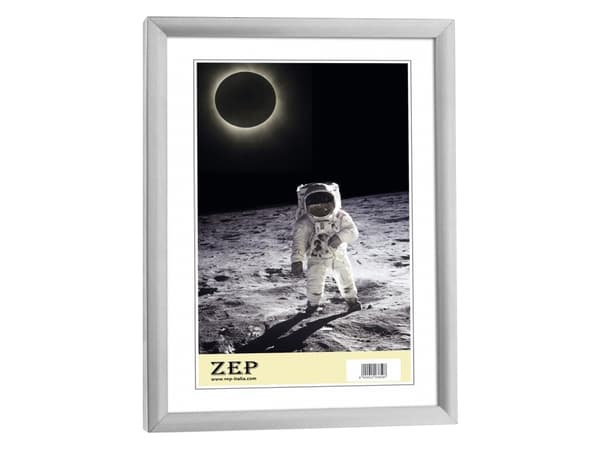 ZEP KL11, Silver, Enkel bildram, Bord, Vägg, 21 x 29,7 cm, Rektangulär