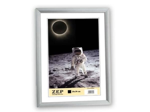 ZEP KL11, Silver, Enkel bildram, Bord, Vägg, 21 x 29,7 cm, Rektangulär