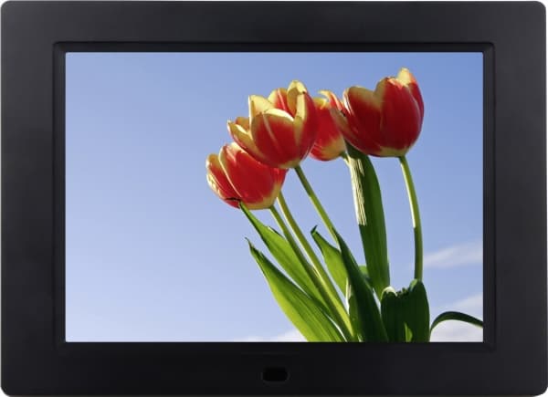 Braun DigiFrame 857 - Digital fotoram - 8" - 1024 x 768 - HDR - mattsvart