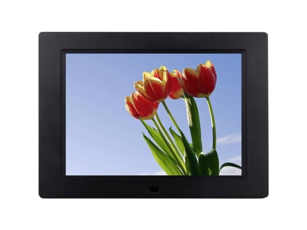 Braun DigiFrame 857 - Digital fotoram - 8" - 1024 x 768 - HDR - mattsvart