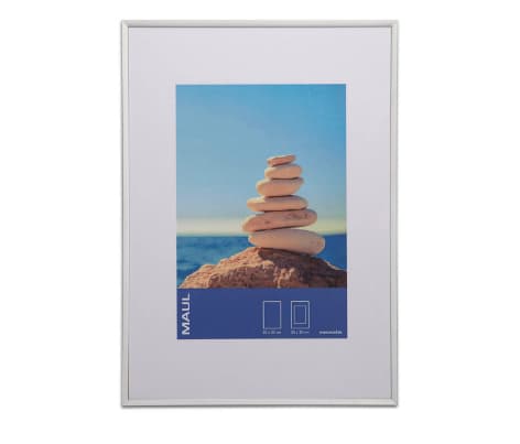 MAUL 1945805, Gjuten aluminium, Gjuten aluminium, Transparent, Enbildsram, Bord, Vägg, 29 x 39 cm, Rektangulär