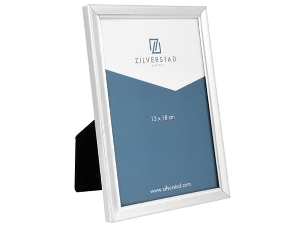 Zilverstad Pearl, Enkel bilderamme, Sølv, Gloss, Bord, Vegg, 13 x 18 cm, Rektangulær