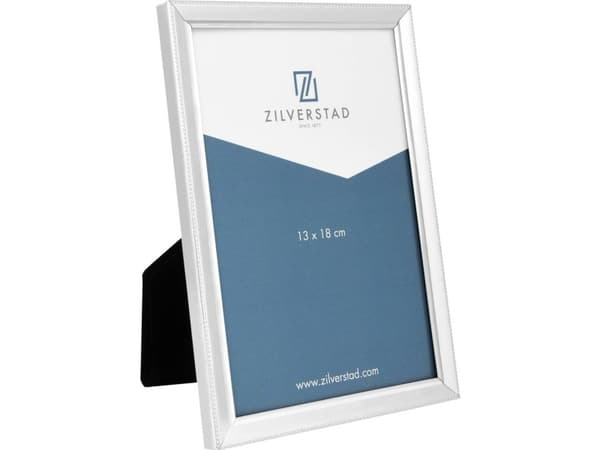 Zilverstad Pearl, Enkel bilderamme, Sølv, Gloss, Bord, Vegg, 13 x 18 cm, Rektangulær