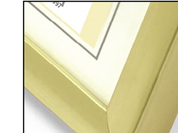 4x1 ZEP New Easy gold 21x29,7 DIN A4 Resin Frame KG11