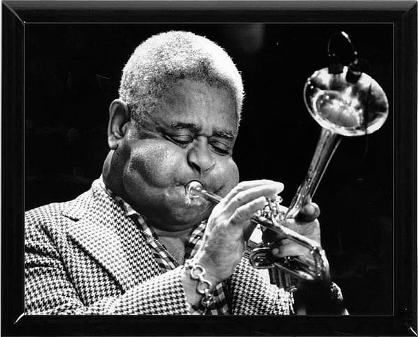 Photograph 30x40: Dizzy Gillespie in Lund Sweden