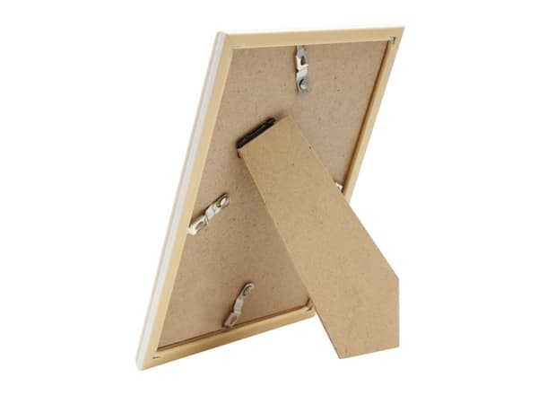 Deknudt S46WG3 P1, Enbildsram, Glas, MDF, Självtorkning, Vit, Bord, Vägg, 18 x 24 cm, Rektangulär