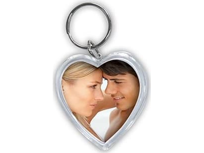 ZEP 7360PD, Enbildsram, Transparent, 4 x 3,8 cm, Hjärtformad, 1 styck