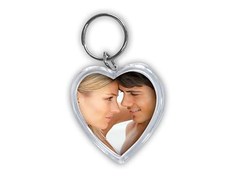 ZEP 7360PD, Enbildsram, Transparent, 4 x 3,8 cm, Hjärtformad, 1 styck