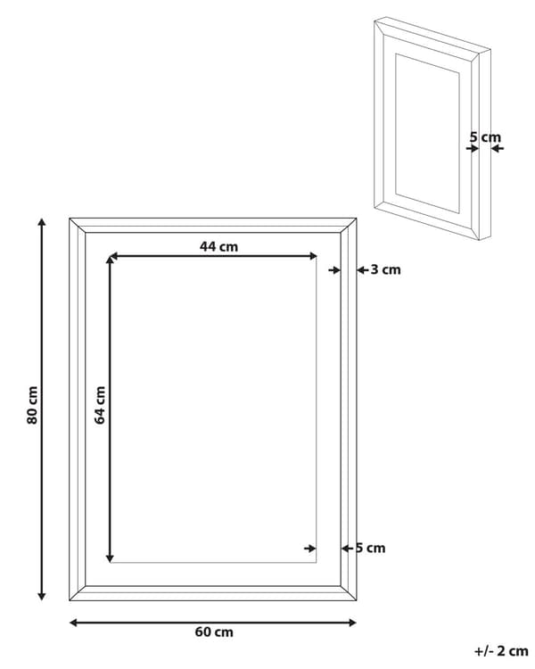 Kehystetty taulu monivärinen 60 x 80 cm kehys kukka kasvi teema moderni tyyli