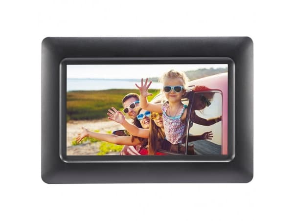 AgfaPhoto Digital Photo Frame Agfa Digital Photo Frame 7 "" 7 Hd Led + Calendar Clock - Black