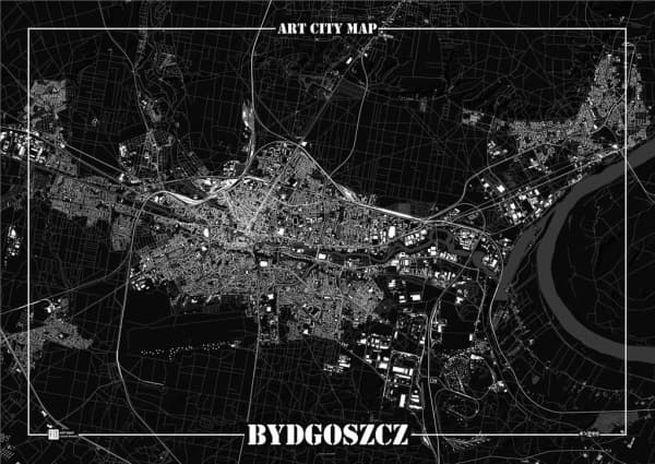 Art-Map Dekorativ plakat - Bydgoszcz