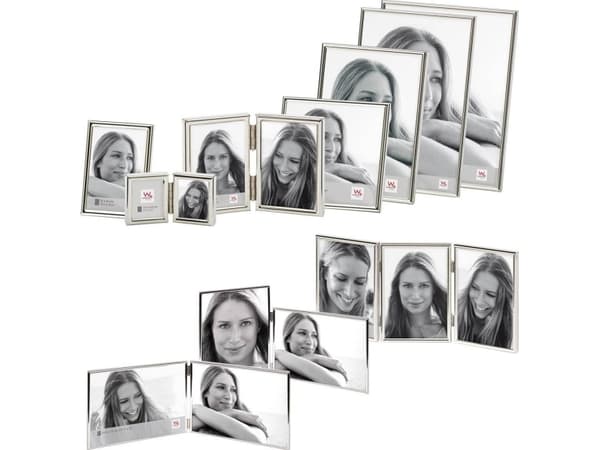 Ramka Walther Walther Chloe silver 2x9x13 Portrait Landscape WD219VS