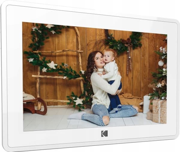 Kodak LED HD 10" WiFi 10GB digitaalinen kehys RCF-106 Valkoinen