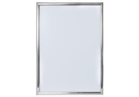 Väggram 50x70cm silver polerad 25mm