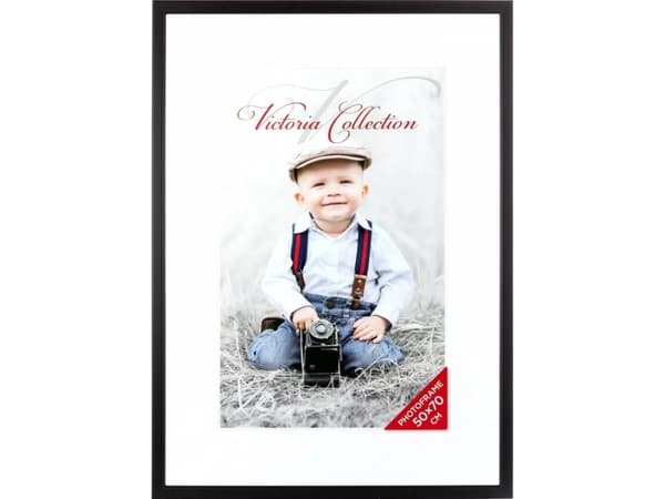 Victoria Collection Klassisk fotoram "Natura", 50x70, svart (VI2533)