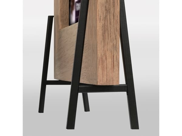 ZEP Frejus horisontell 13x11 hout portrait ML275, Trä, Brun, Enkel fotoram, Bord, 13 x 18 cm, Rektangulär