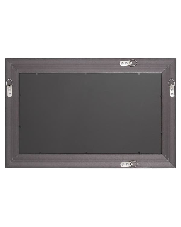 Billedramme Sølv Blank og Glas 69 x 69 cm Rektangulær Fotoramme med Rhinsten til 3 Billeder Collage Stue Soveværelse til Vægpynt Tilbehør