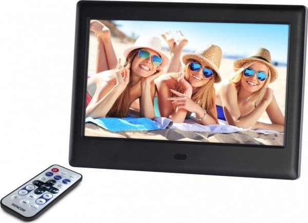 Sencor Digital Frame Sencor Digital Photo Frame SDF 782BK Photo Frame, 7 Inch Movies