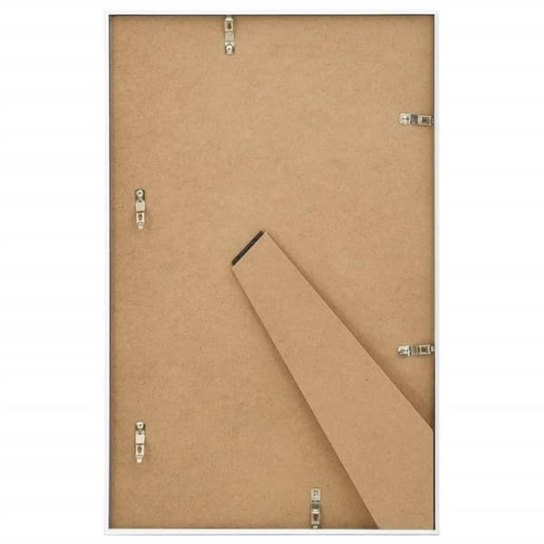 vidaXL Valokuvakehyskollaasi 3 kpl pöydälle valk. 13x18cm MDF