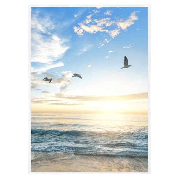 vidaXL billedrammer 3 stk. til bord 15x21 cm MDF hvid