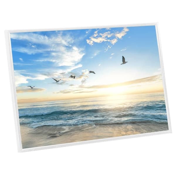 vidaXL billedrammer 3 stk. til bord 15x21 cm MDF hvid