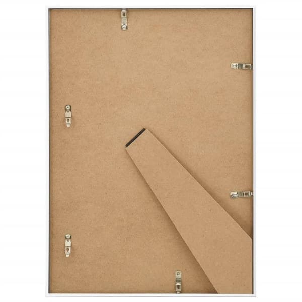 vidaXL billedrammer 3 stk. til bord 15x21 cm MDF hvid