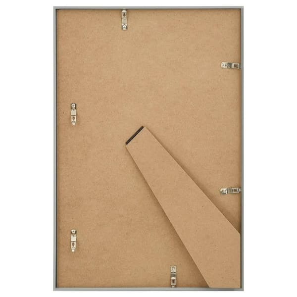 vidaXL Fotorammekollasje for bord 3 stk sølv 21x29,7 cm MDF